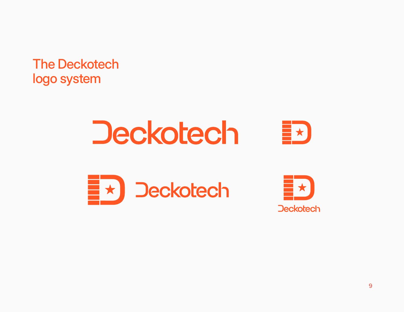 Deckotech logo system