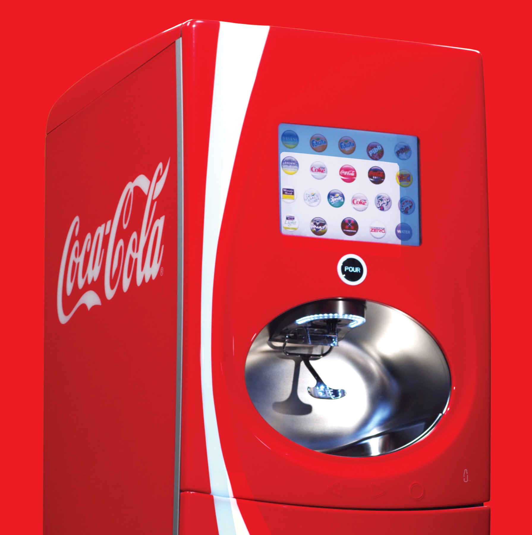 Coca-Cola Freestyle product design detail
