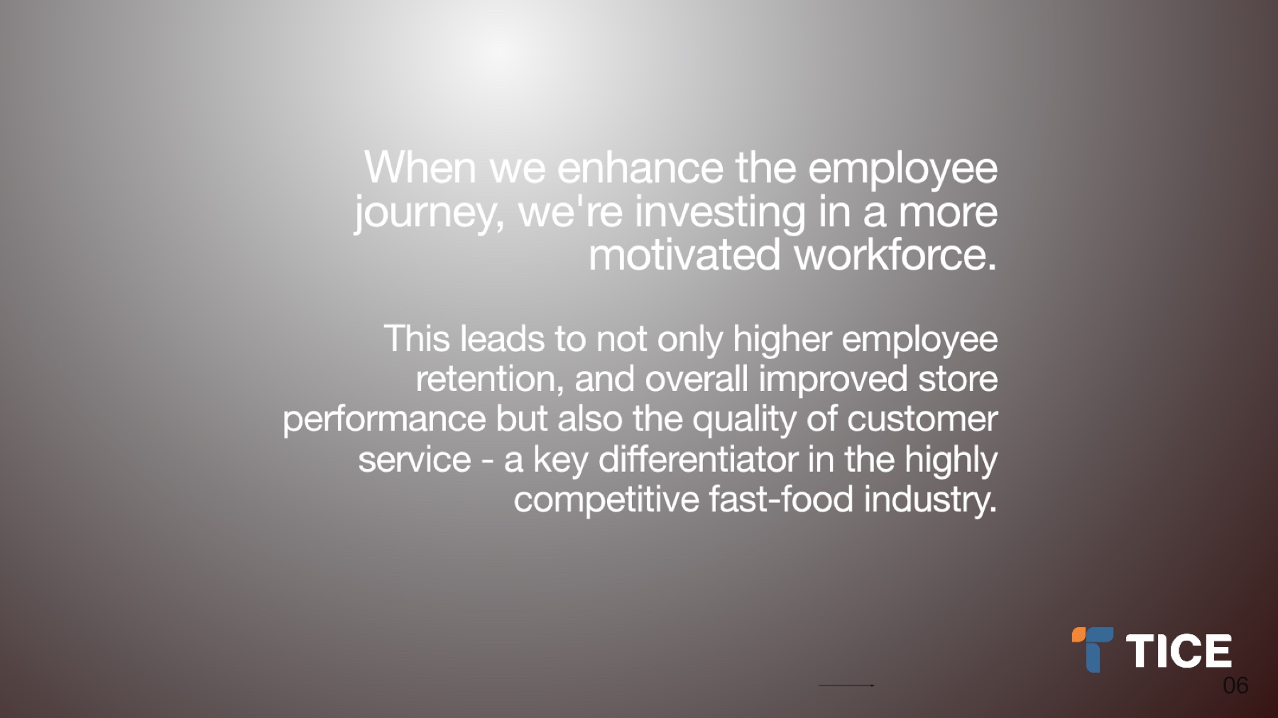 TICE employee experience strategy principle